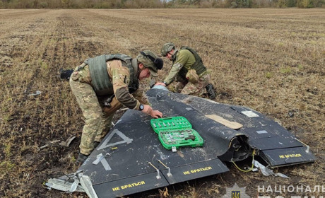 На Сумщині вибухотехніки знешкодили збитий ударний безпілотник росіян «Герань-2»: фото