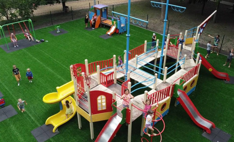 Як змінився парк у сусідніх П'ятихатках: відео