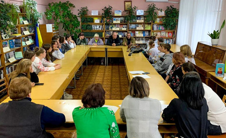 Екскурс у минуле України та історії її сьогодення: зустріч в Центральній бібліотеці в Кагарлику