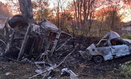 В Оршівцях вантажівка зіткнулася з припаркованим автомобілем