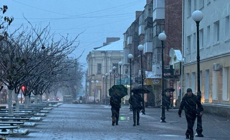 Глухів у білому: засипане снігом місто зустрічає зиму