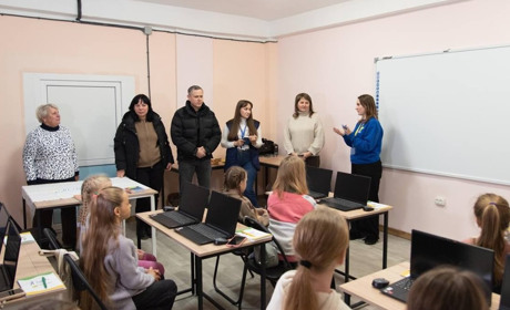 У Нікополі відкрили ще один безпечний освітній простір для дітей