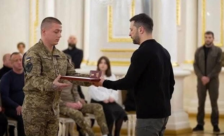 Лейтенанта Андрія Скібіна з Новогригорівки Першої удостоєний звання Герой України