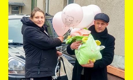 Рік відкрила Олександра: у Кагарлицькому пологовому розпочали лік новонароджених жителів громади