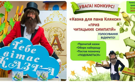 Стартувало голосування за переможця конкурсу «Казка для Пана Клякси»: як проголосувати