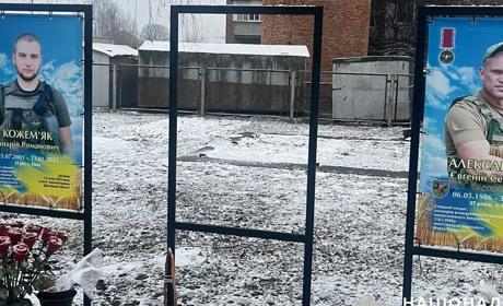 На Полтавщині із Алеї Слави вкрали інформаційний плакат про загиблого військового