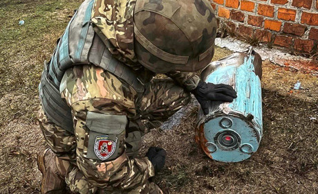 На Сумщині вибухотехніки знешкодили боєзаряд безпілотника рф, що не вибухнув після збиття (ФОТО)