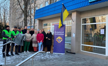 Лицарі Колумба допомагають лікарні Південноукраїнська: передано гуманітарну допомогу