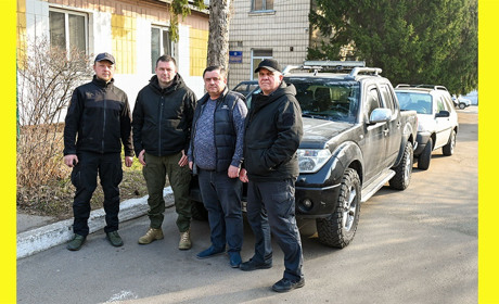 ДФТГ Кагарличчини отримала автівку для вогневих мобільних груп