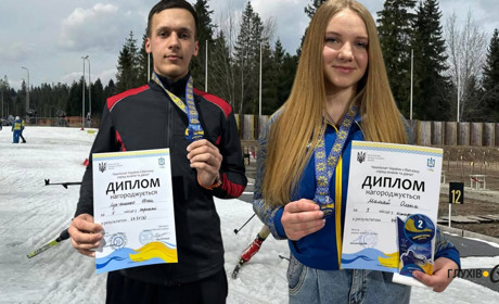 Юні біатлоністи з Глухова тріумфували на чемпіонаті України