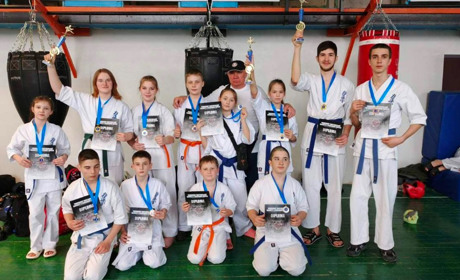 Спортсмени з двох громад Гадяччини здобули перемоги на чемпіонаті Полтавщини з кіокушинкай карате