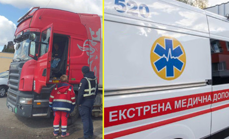 Водій фури отримав опіки у Переяславі, підігріваючи їжу в кабіні
