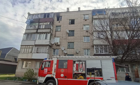 Пожежа в Кагарлику: горіла квартира в багатоповерхівці, є постраждалі