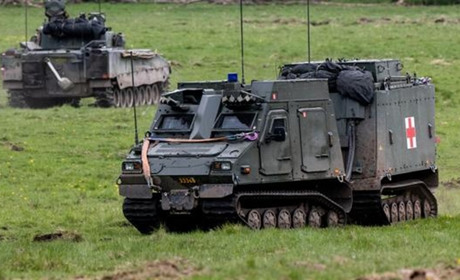 Шведська машина Bandvagn 410 рятує життя на фронті біля Херсона