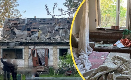 Чоловік пішов захищати Україну, тим часом російські дрони зруйнували дім його сім'ї з трьома дітьми