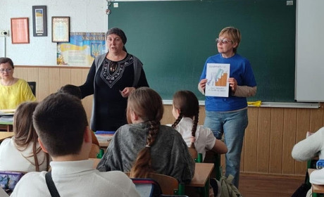 Бібліотекарі Південного провели урок безбар’єрності для п’ятикласників (ФОТО)