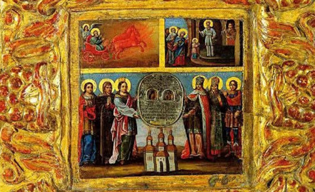 У фондах Києво-Печерської Лаври зберігається ікона кінця XVII століття з ніжинського монастиря