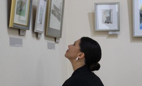 Історії і акварелі: у Гадячі відкрилася персональна виставка художниці Юлії Кобізької