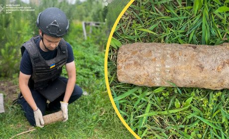 На Бориспільщині чоловік знайшов артилерійський снаряд часів Другої світової війни