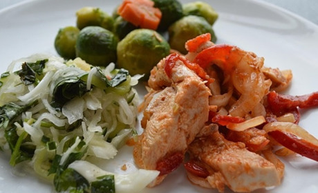 Готуємо сьогодні: куряче філе в вершково-грибному соусі