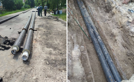 У Глухові міняють зношені трубопроводи на деяких вулицях: як готуються до опалювального сезону