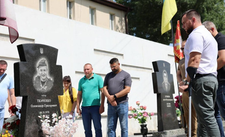 У Сумах вшанувала пам’ять загиблого героя-поліцейського з Глухова Олександра Ткаченка