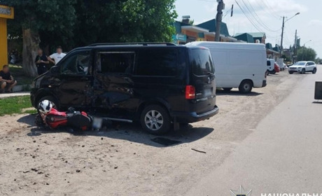 У Гадячі внаслідок ДТП постраждав мотоцикліст