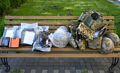 Добровольче формування Кагарличчини отримало спорядження від МХП-Агрофорт та Фонду "МХП-Громаді"