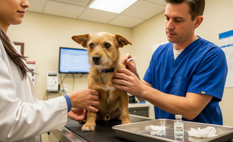 Безкоштовне щеплення домашніх тварин від сказу на Кагарличчині: коли і де робитимуть ветлікарі