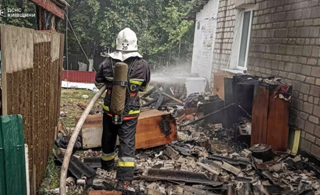 Отримав опіки - під час пожежі на Кагарличчині постраждав чоловік