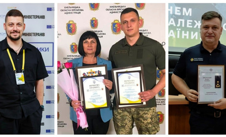 Старокостянтинівців відзначили почесними нагородами до Дня Незалежності України