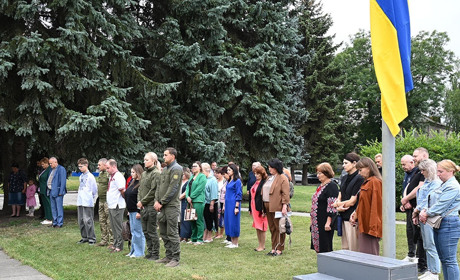 Знамено, що об’єднує українців: урочистості до Дня Прапора в Кагарлику