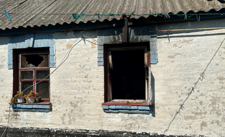 Пожежа у Халчі на Кагарличчині - горів житловий будинок