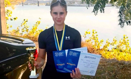 Веслувальниця Олександра Барабаш з Переяслава виборола два «золота» на Кубку Київської області