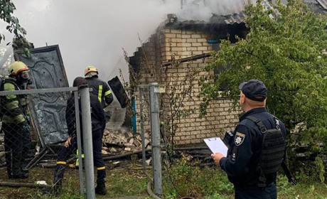 На Фастівщині жінка постраждала внаслідок пожежі у власному будинку