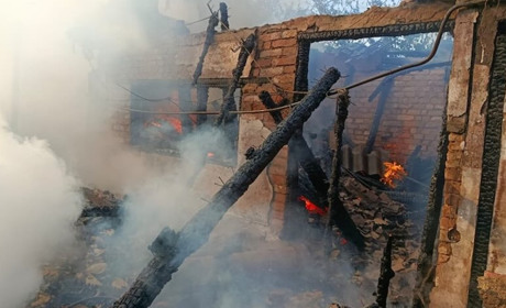 Пожежа в житловому будинку Ізмаїла: пенсіонер залишився без даху над головою