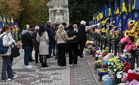 На Алеї Слави в Кагарлику у вічний стрій стали ще чотири Захисники України