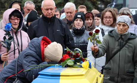 У Південноукраїнську попрощалися з Сергієм Левшою, який майже рік вважався зниклим безвісти