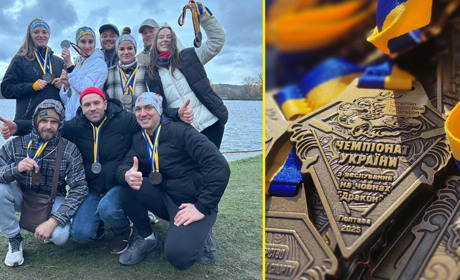 Переяславці вибороли девʼять медалей на чемпіонаті України з веслування на човнах “Дракон”