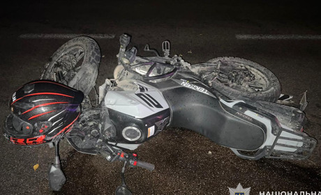 На Кременеччині трапилась аварія з неповнолітнім мотоциклістом