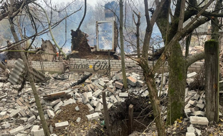 Росіяни спалили будинок в селі Есманьської громади