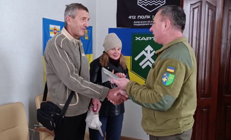 Олександр Лисенко із Гадяцької громади нагороджений відомчою нагородою «Золотий хрест»