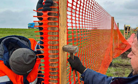 На Одещині готуються до снігів: встановлюють захист на дорогах