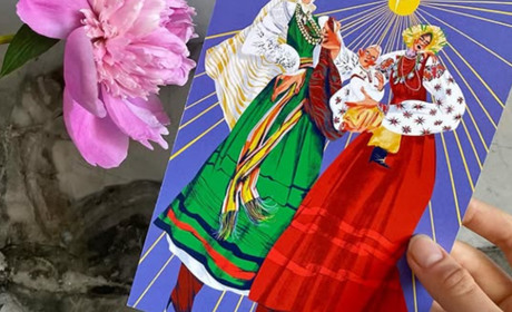 У Тарту відкрилася виставка херсонської художниці Ольги Родзік про силу національного костюму