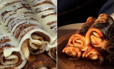 Смачні ідеї для млинців: торти, «СінаБон» та «Креп сюзетт»