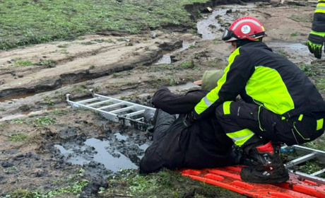 "Провалився і не міг вибратися": на Житомирщині чоловік застряг у болоті