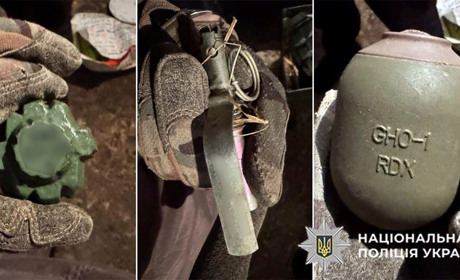 На Старокостянтинівщині поліцейські приїхали на виклик про бійку, а виявили арсенал боєприпасів