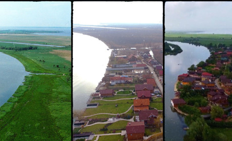 Майже 20 років різниці між першим дрон-знімком Нижнього Дністера: річка втрачає свої заплави