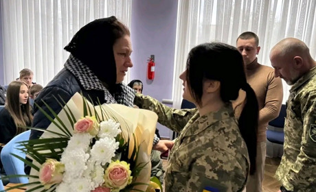 До Дня ЗСУ у Полонному орденами ”За мужність” посмертно нагородили чотирьох захисників