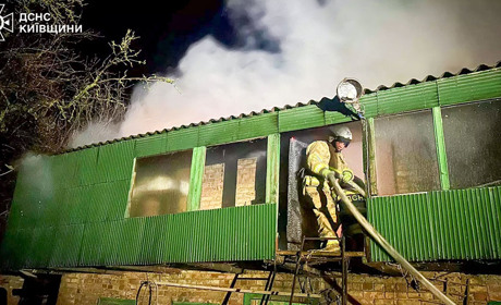 Пожежа у Гребенях на Ржищівщині - вогонь гасили два підрозділи рятувальників